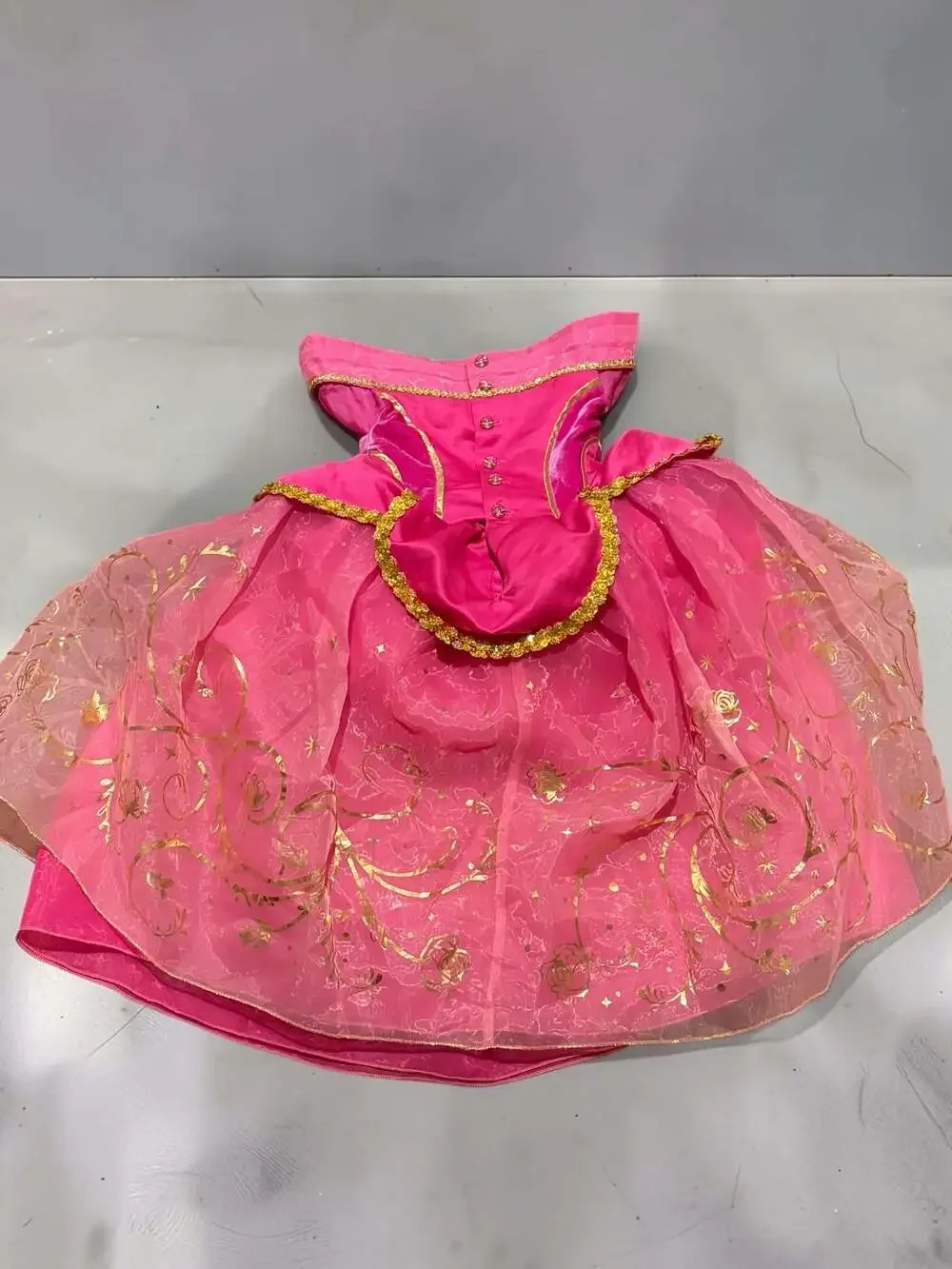 Disney Store Aurora Sleeping Beauty Princess Costume Dress for Kids Size 3